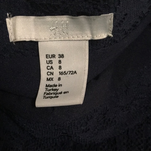 Blue lace sheer midi skirt - Picture 3 of 7